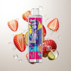 Uwin Crystal 10000 Puffs RGB Lights Strawberry Kiwi Wholesale Australia