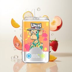 Uwin Crystal Twins 40000 Puffs Dual Flavor Peach Mango Pineapple Red Bull Wholesale Australia