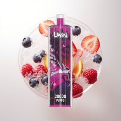 Uwin Shisha Hookah 20000 Puffs Mesh Direct to Lung Mixed Berries Wholesale Australia