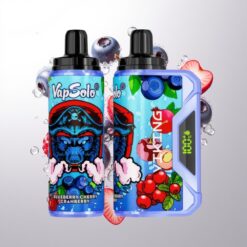 VapSolo VIKING 12000 Puffs 22ml Type-C Blueberry Cherry Cranberry Wholesale Australia