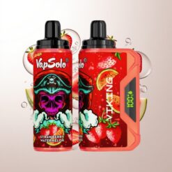 VapSolo VIKING 12000 Puffs 22ml Type-C Strawberry Watermelon Wholesale Australia