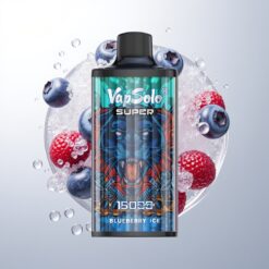 Vapsolo Super 15000 Puffs 40ml Blueberry Ice Wholesale Australia