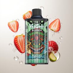 Vapsolo Super 15000 Puffs 40ml Strawberry Kiwi Wholesale Australia
