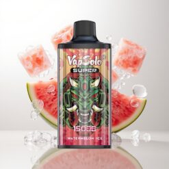 Vapsolo Super 15000 Puffs 40ml Watermelon Ice Wholesale Australia