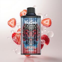 Vapsolo Super 15000 Puffs 850mah Type-C Strawberry Ice Wholesale Australia