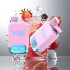 Vapsolo Twins 20000 Puffs 40ml Dual Tank Black Ice Dragon Fruit Strawberry & Raspberry Watermelon Wholesale Australia