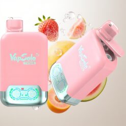 Vapsolo Twins 20000 Puffs Dual Tank Type-C Strawberry Ice & Mango Peach Watermelon Wholesale Australia