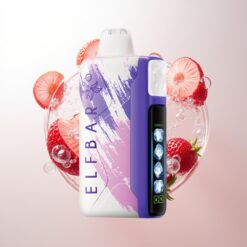 Elf Bar Ice King 40000 Puffs Rechargeable Adjustable Cooling Sour Strawberry Dragonfruit Wholesale Australia