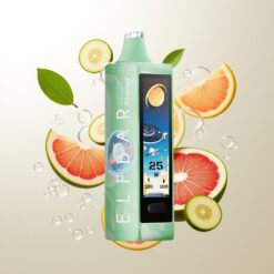 Elf Bar Planet 25000 Puffs Rechargeable Mesh Grapefruit Green Tea Wholesale Australia