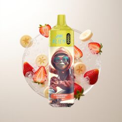 JNR Alien 10000 Puffs 20ml LED Strawberry Banana Wholesale Australia
