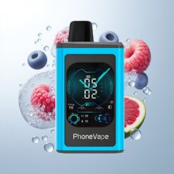 JNR PhoneVape 30000 puffs Turbo Mode Adjustable Airflow Blue Razz Ice Wholesale Australia