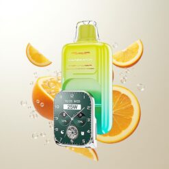 JNR VapeWatch 30000 Puffs 1000mAh Dual Mesh Orange Mango Wholesale Australia