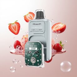JNR VapeWatch 30000 Puffs 1000mAh Dual Mesh Strawberry Ice Wholesale Australia